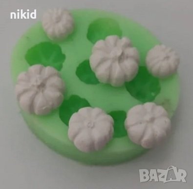 6 малки тиквички тикви тиква силиконов молд форма фондан  , снимка 3 - Форми - 37004559
