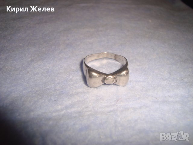 СТАР РЕТРО ВИНТИДЖ СРЕБЪРЕН ПРЪСТЕН ВИСОКА ПРОБА СРЕБРО РЪЧНА ИЗРАБОТКА СТИЛЕН КРАСИВ 28723, снимка 5 - Пръстени - 37277529