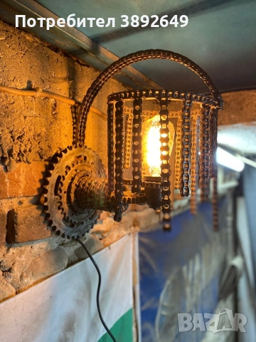 Лампа , аплик ,абажур , метал