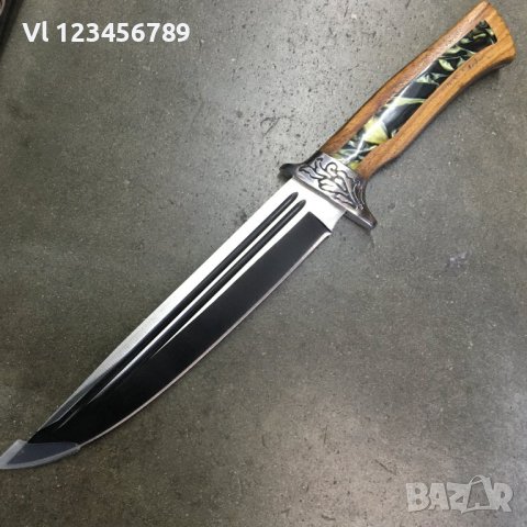 Огромен ловен нож Columbia S052  с фиксирано острие / 2 размера/, снимка 2 - Ножове - 42815347