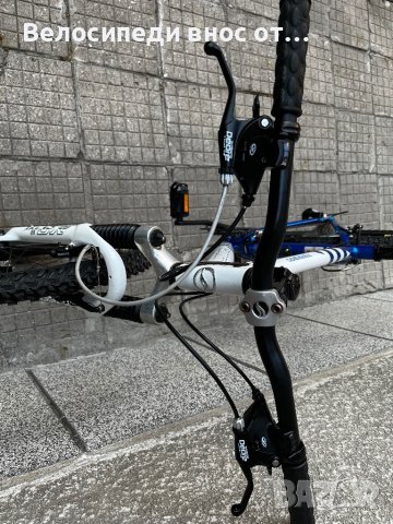 Алуминиев велосипед GIANT 26 цола  3х9 скорости палцови команди shimano DEORE преден амортисьор , снимка 4 - Велосипеди - 44349104