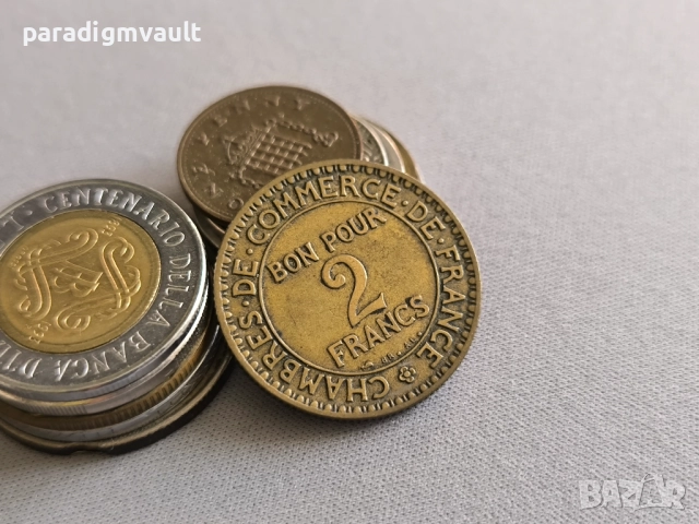 Монета - Франция - 2 франка | 1925г.