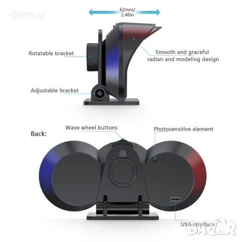 AMHVMU G17 ЦИФРОВ СКОРОСТОМЕР, лесен за инсталиране автоматичен сензор за скорост, снимка 7 - Аксесоари и консумативи - 48967652
