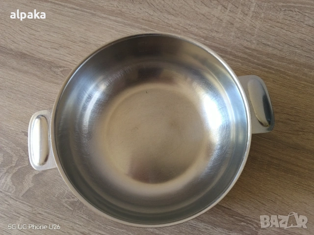Продавам купа алпака на Хром силистра, 17/6см, снимка 2 - Други - 54330112