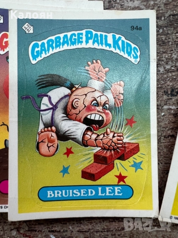 Колекция от 77 картички -стикери от дъвки от 1986 г. Made in U.S.A.