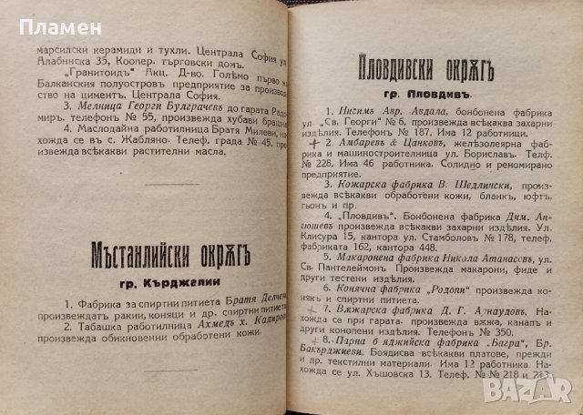 Индустриалните заведения въ България 1928 година : Най-пъленъ и всестраненъ адресникъ, снимка 4 - Антикварни и старинни предмети - 40808758