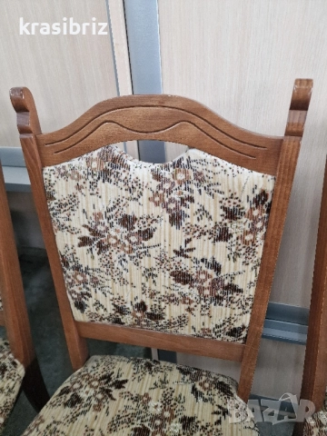 Масивни Столове-6бр.-внос от Германия!ОБЯВЕНАТА ЦЕНА Е ЗА БРОЙ!, снимка 6 - Столове - 52463467