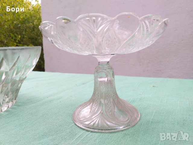 Българско стъкло фруктиера,купа и др, снимка 13 - Аксесоари за кухня - 34340000