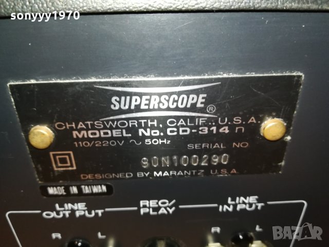 MARANTZ-SUPERSCOPE-USA-ВНОС SWISS, снимка 14 - Декове - 35220376