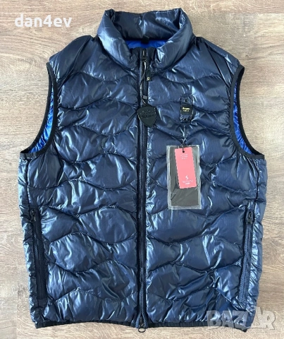 Елек Blauer USA 'DANNY' син, снимка 4 - Якета - 54194148