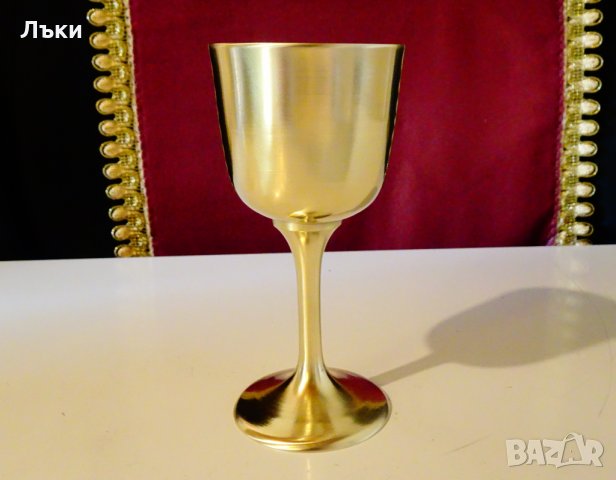 Бронзова чаша за ракия,класика. , снимка 2 - Антикварни и старинни предмети - 30408182