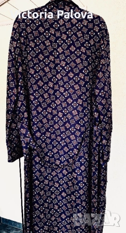 Елегантен мъжки халат Seidensticker - луксозен триацетат 100%, колекционерско качество , снимка 8 - Други - 53982896