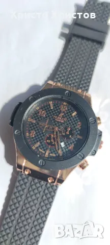 Мъжки луксозен часовник Hublot Gold Edition Limited , снимка 7 - Мъжки - 47362856