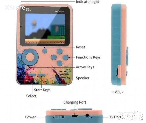 500 класически игри в едно устройство - Върнете се в ретро ерата на игрите, снимка 15 - Други игри и конзоли - 52461136