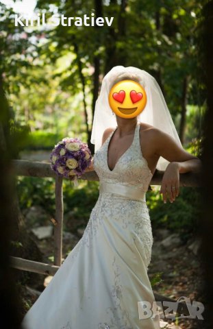 Продавам сватбена рокля , снимка 2 - Сватбени рокли - 40783128