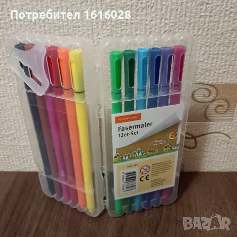 Комплект от 12 броя фулмастери. , снимка 8 - Ученически пособия, канцеларски материали - 49734135