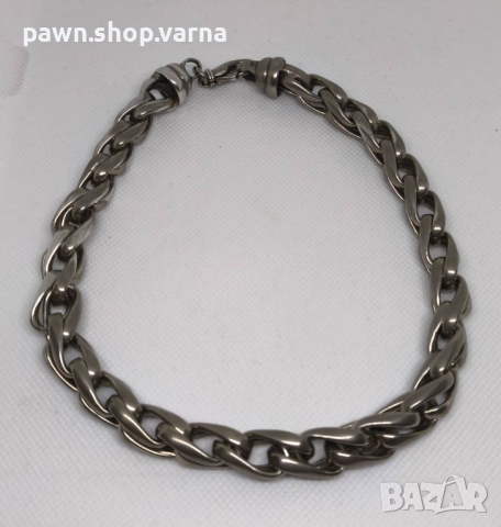 Масивен сребърен дамски синджир Chrome – 925 проба – 81,11 г – 44 см, снимка 3 - Колиета, медальони, синджири - 52459190