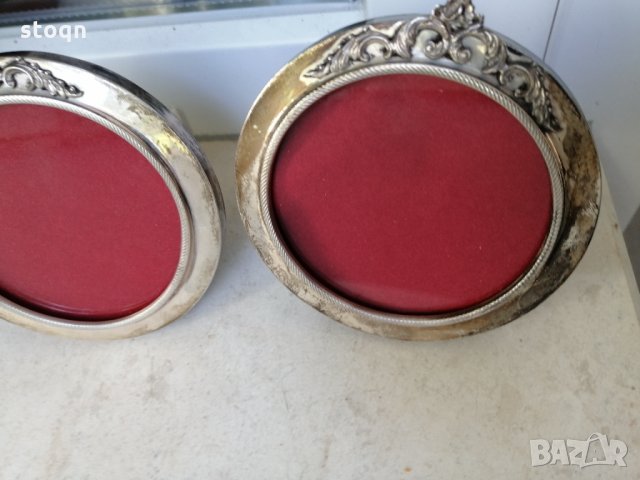 Сребърни рамки за младоженци , снимка 4 - Други ценни предмети - 34243328