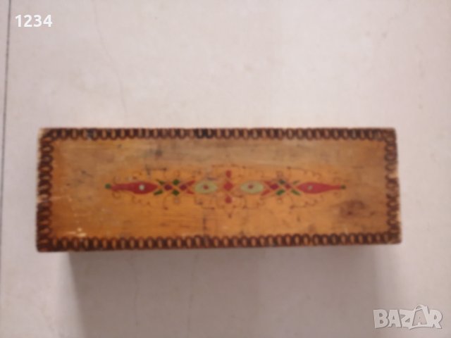 Дървена кутия моливник 21 х 7 х 4 см. , снимка 15 - Други стоки за дома - 36902057