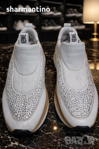 Kenneth Cole N 38 кожени сникърси, снимка 2 - Маратонки - 54076316