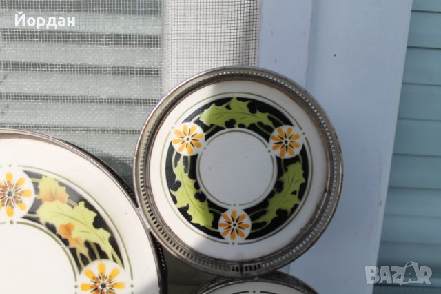 Порцеланов поднос Чехословакия 1980 година, снимка 4 - Колекции - 39519026