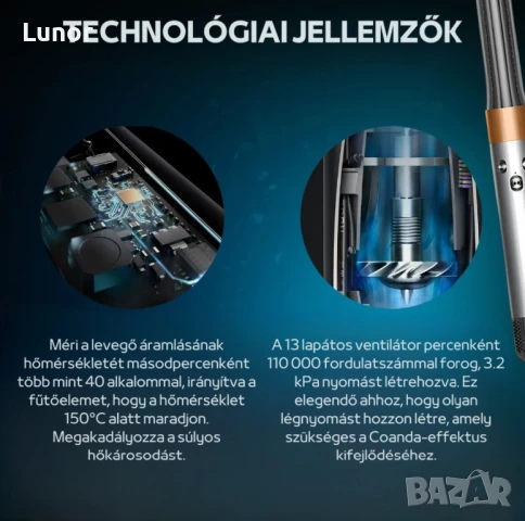 Уред за коса с горещ въздух, снимка 5 - Сешоари - 51105007