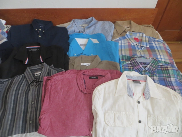 Мъжки ризи с дълъг ръкав от лен 