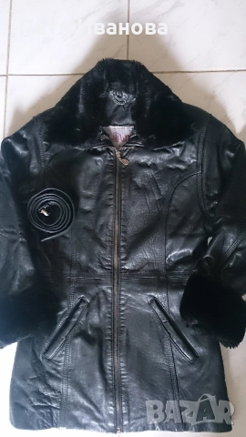 яке от естествена кожа 