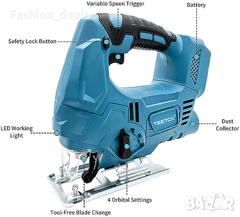 Нова Безжичен Ножовка с Меден Мотор, Съвместим с Makita 18V, снимка 2 - Други стоки за дома - 42775165