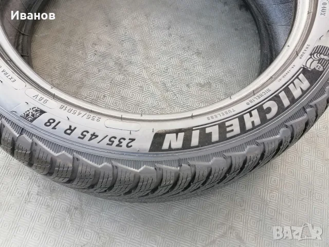 1 брой 235 45 18 Michelin pilot Alpin 5, снимка 10 - Гуми и джанти - 56315058