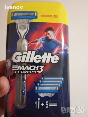 Gillette mach 3 turbo подаръчен самобръсначка , снимка 1 - Други - 48997941