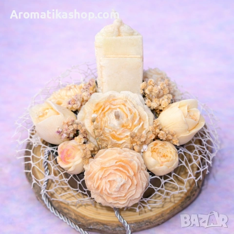 „Страници от Нежност“ – Ароматен соев букет