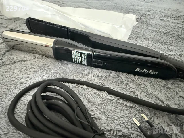 Чисто нова преса за коса с пара от BaByliss Steam Shine, снимка 4 - Преси за коса - 55749711