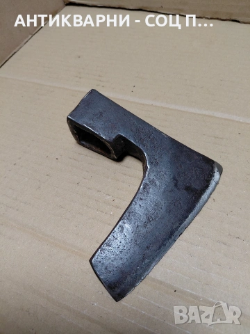 Соц Стара Ръчно Кована Брадва 0.800кг. НОМЕР 1157., снимка 8 - Антикварни и старинни предмети - 54102060
