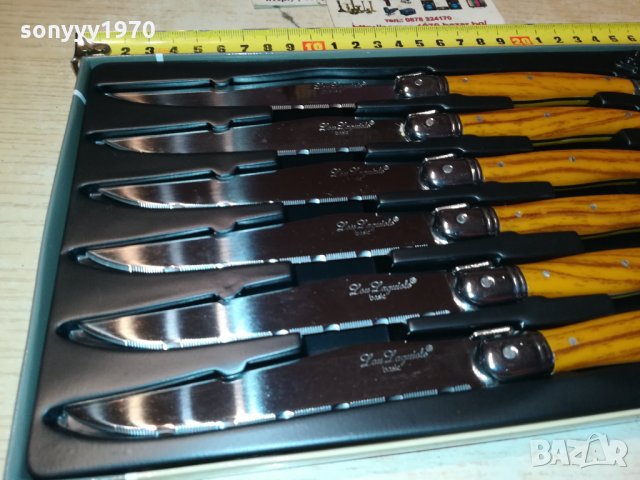 LOU LAGUIOLE-made in France 🇫🇷 6 KNIVES FRANCE 0512211721, снимка 7 - Колекции - 35037988