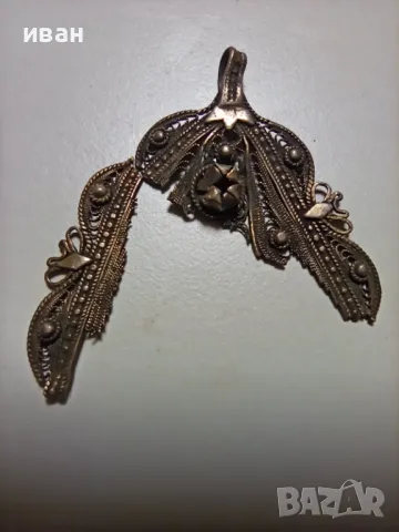 Парчета от обеци сребро, снимка 3 - Антикварни и старинни предмети - 48897611