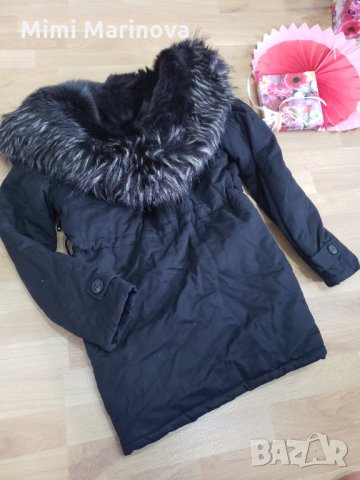 Промоооо днес!!!Парка Черно зимно яке с пух K.Zell, снимка 2 - Якета - 30552932