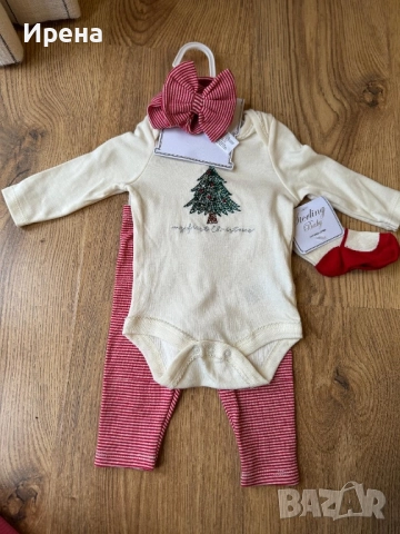 Бебешки Коледни дрешки, снимка 2 - Комплекти за бебе - 51895673