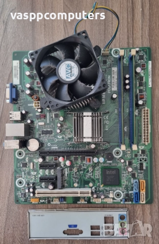 Дънна платка Pegatron IPMEL-AE (HP OEM) + процесор Core 2 Duo E8400 + 2GB DDR2