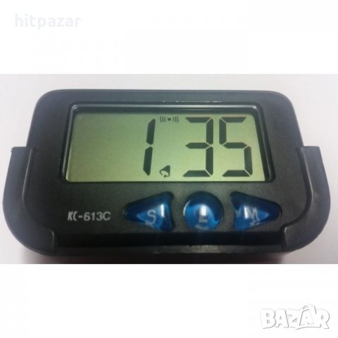 Електронен часовник за кола със стойка, снимка 1
