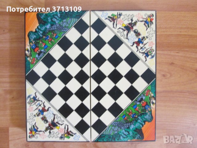 Уникален шах с ръчно изработени и рисувани фигури, снимка 8 - Колекции - 42376551