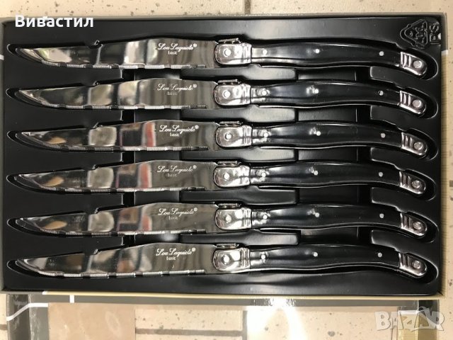 Комплекти вилици и ножове Lou Laguiole Basic уникален подарък за предстоящите празници, снимка 7 - Прибори за хранене, готвене и сервиране - 35325993