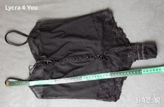 S черно тюлено боди прашка с бродерия произведено в БГ, снимка 15 - Бельо - 40443174