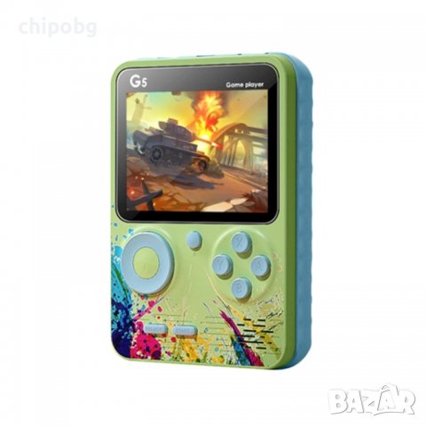 Преносима игрова конзола G5, 3.0", 400 Вградени игри, Зелен, снимка 1
