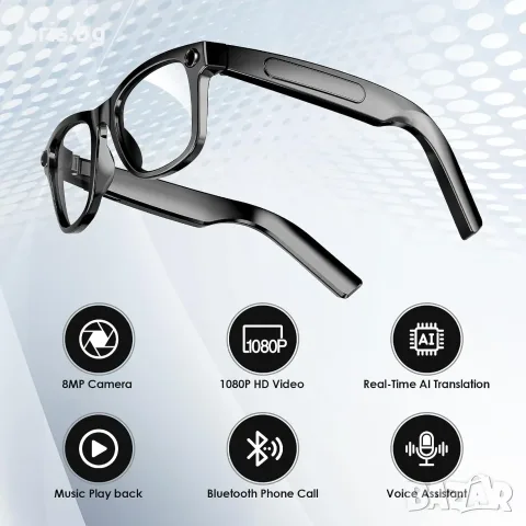 Интелигентни AI Smart Glasses – Стил, Технологии и Изкуствен Инлект, снимка 3 - Смарт домашни устройства (Smart Home) - 56075906