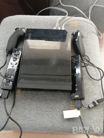 Nintendo Wii, черна, комплект
