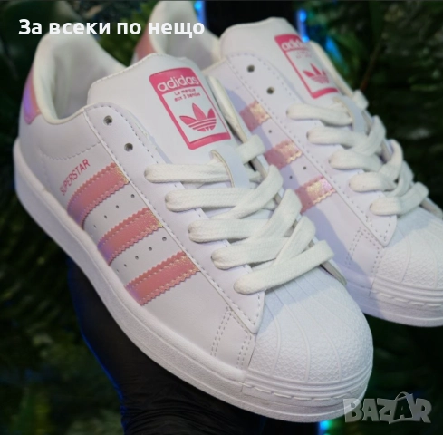 Adidas Superstar Дамски Маратонки С Кутия👟Дамски Спортни Обувки - 3 Цвята Код S90, снимка 10 - Маратонки - 52417337