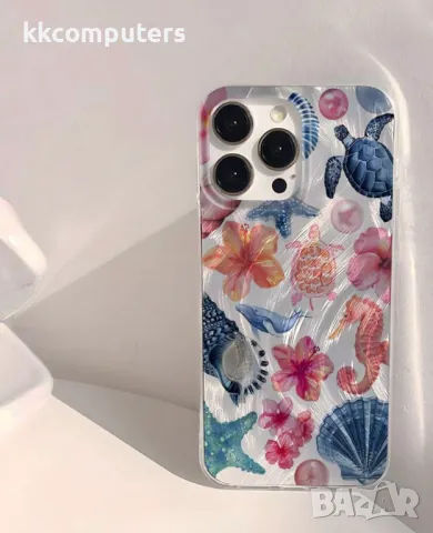 iPhone 14 Силиконов Калъф и Протектор Sea Bottom!, снимка 2 - Калъфи, кейсове - 49832358