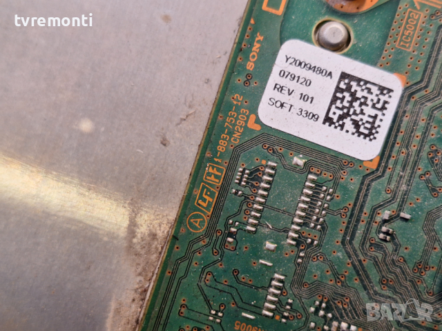 Платка майн борд 1-883-753-12 for 37inc for Sony KDL-37EX723 DISPLAY V370H4-LE1 , снимка 2 - Части и Платки - 44632630