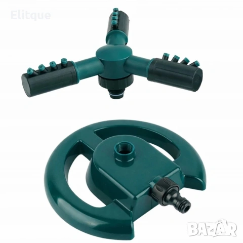 Автоматична градинска пръскачка с 3 регулируеми рамена и 12 дюзи, 360°, снимка 11 - Други инструменти - 53371534